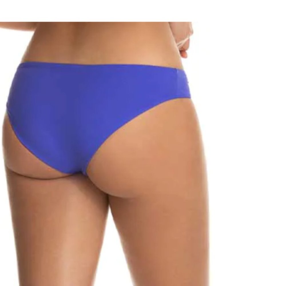 Maaji Campanula Blue Floral Reversible Bikini Bottom Sz Small